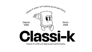 Classi-K logo, large-size cleaning products